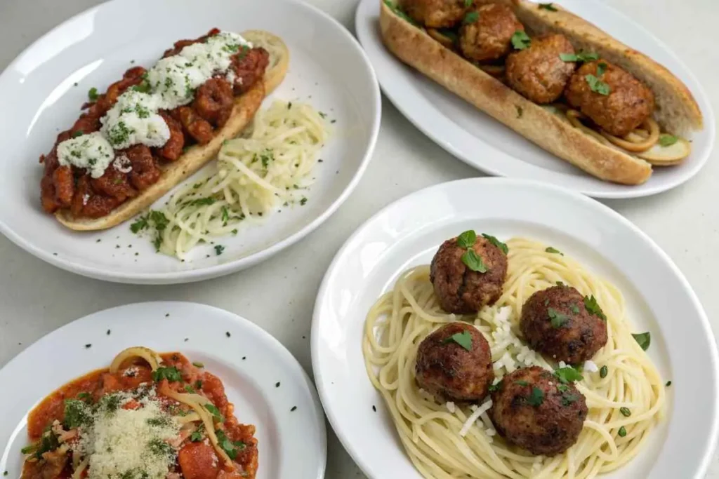 Four serving suggestions for frozen meatballs