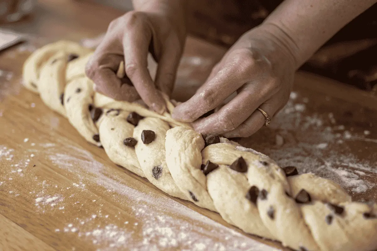 braided chocolate chip brioche recipe​