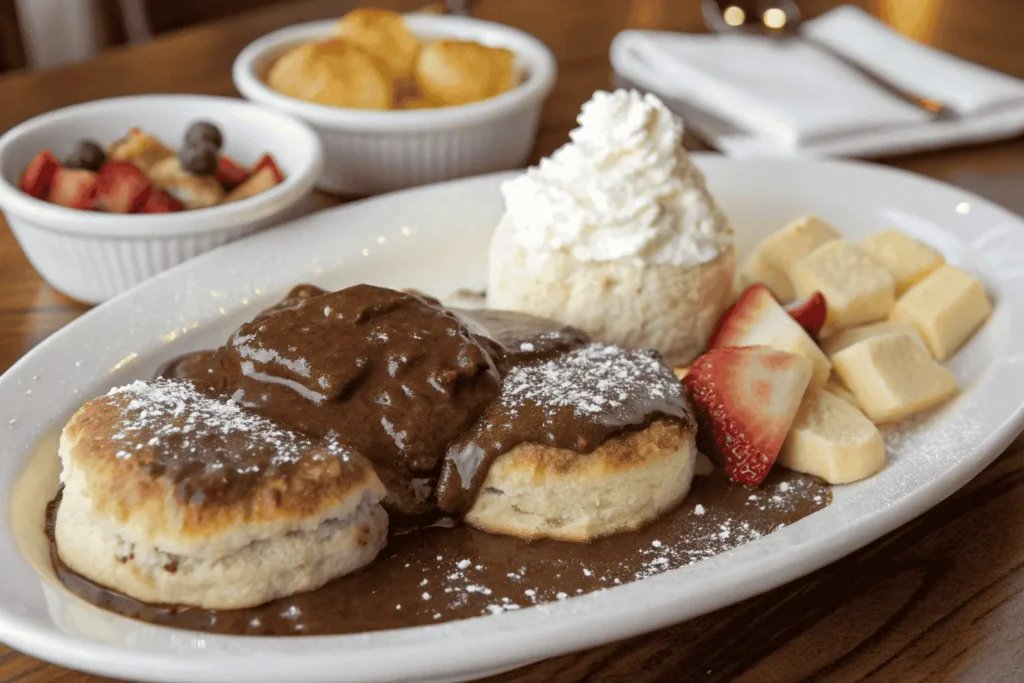 Biscuits and Chocolate Gravy