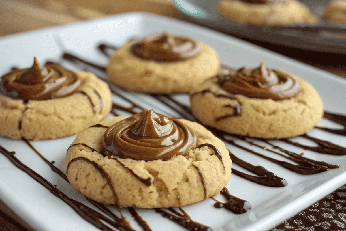 Peanut Butter Swirl Protein Biscuits