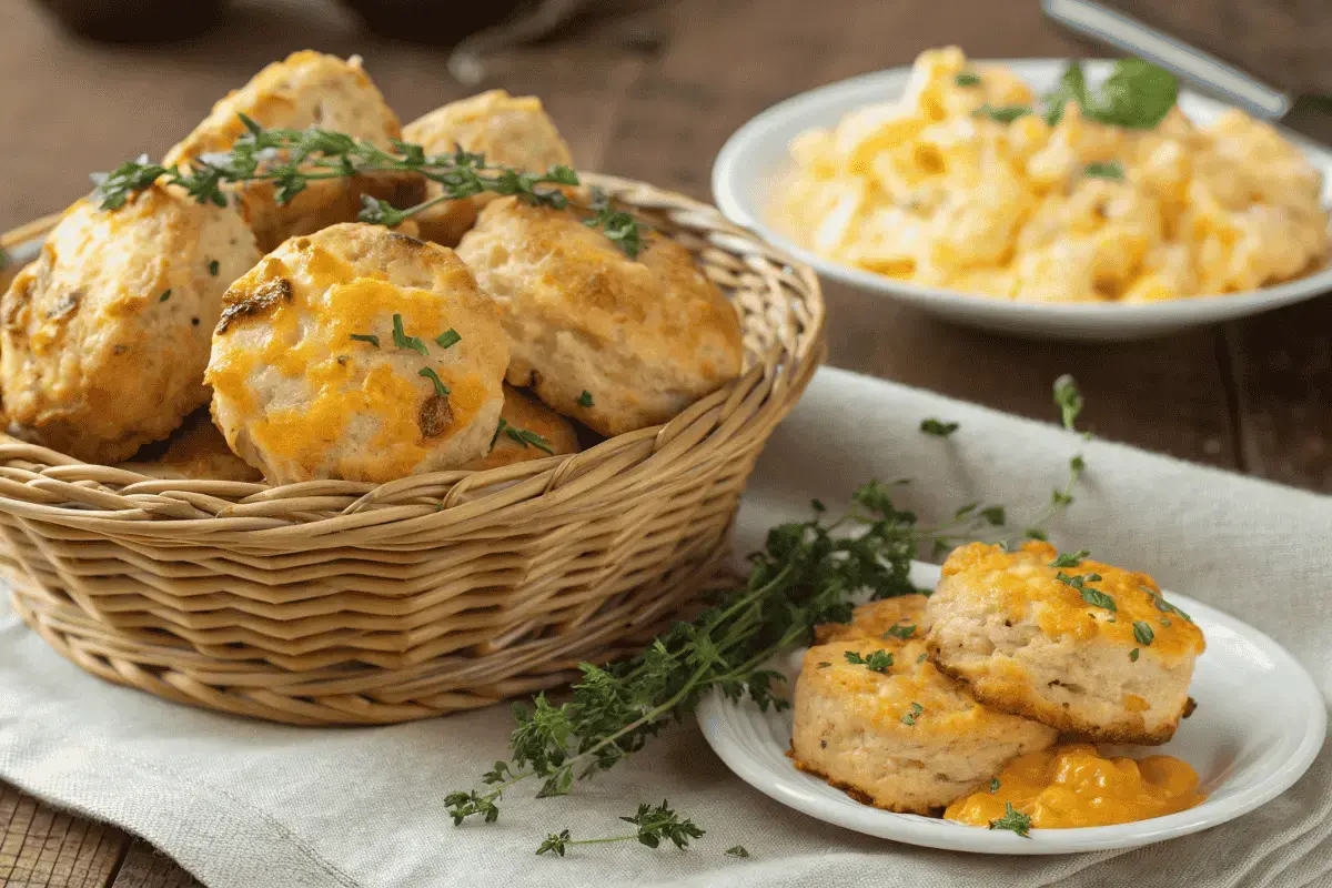  Savory Cheddar Protein Biscuits